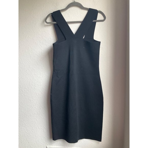 house of harlow 1960 RevolveSz.Med.Midi dress Black Bodycon Compression Sculpt - Picture 2 of 8